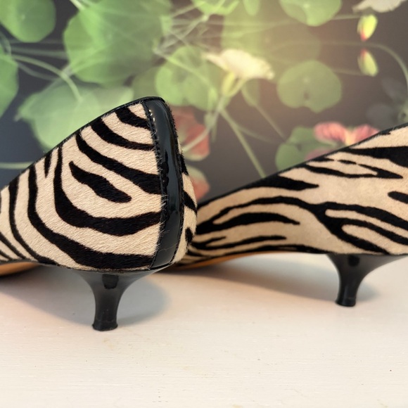 Michael Kors Black and White Zebra Heels - Picture 8 of 13